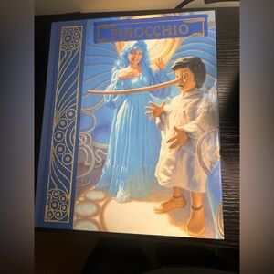 1986 Pinocchio Illustrated Hardcover Book